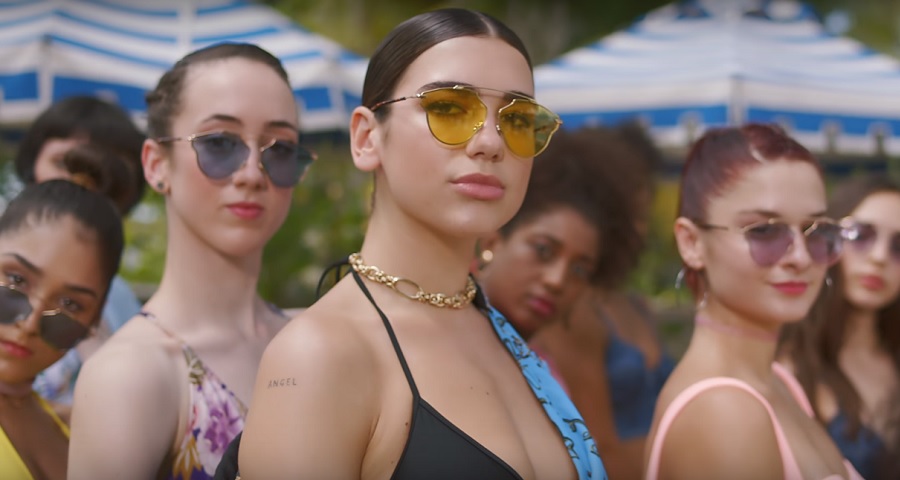 lentes coloridas - dua lipa